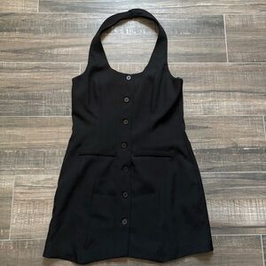 Forever 21 Halter Button Up Dress